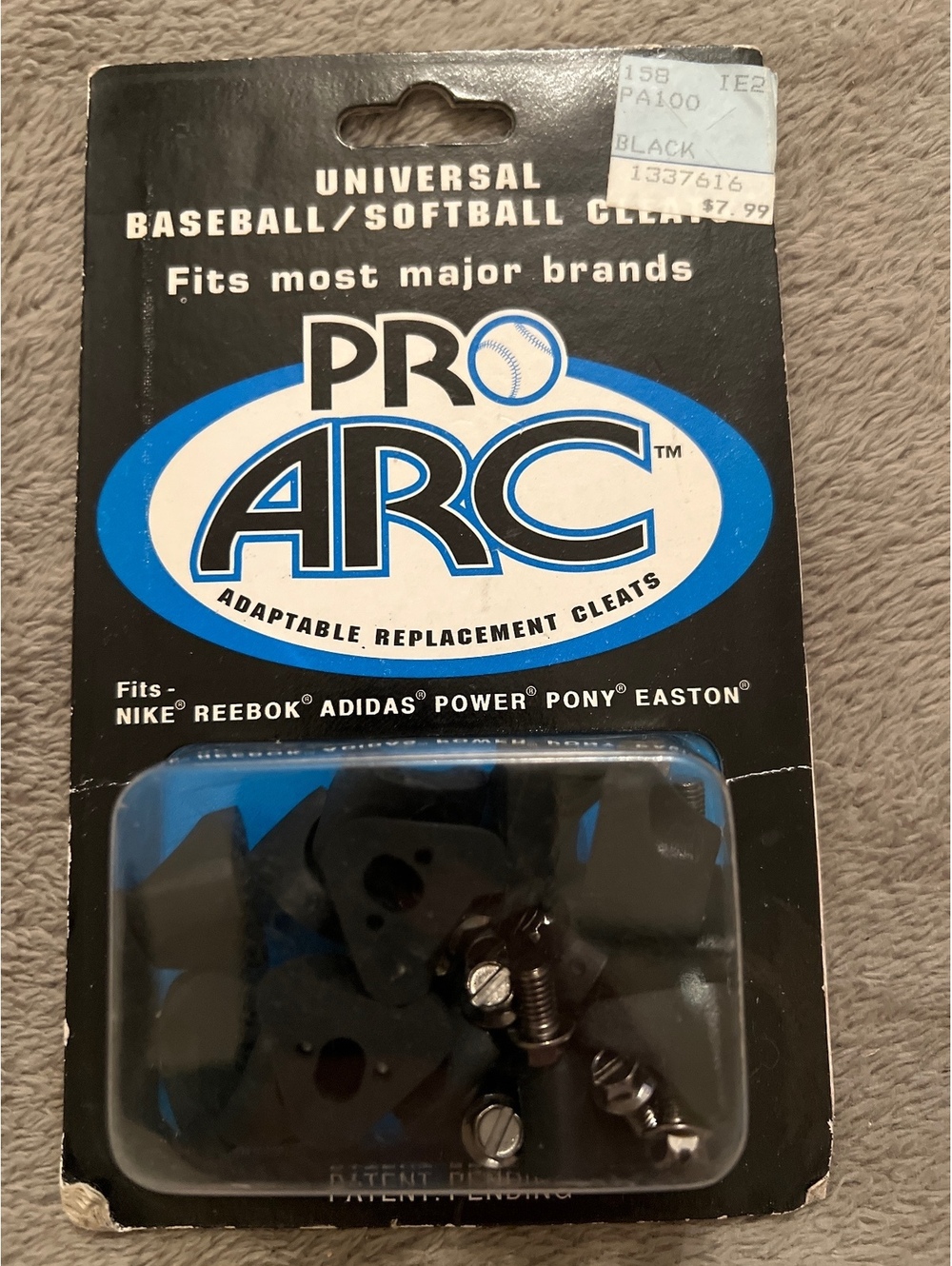 Pro Arc Universal Baseball/Softball Adaptable Replacement Cleats